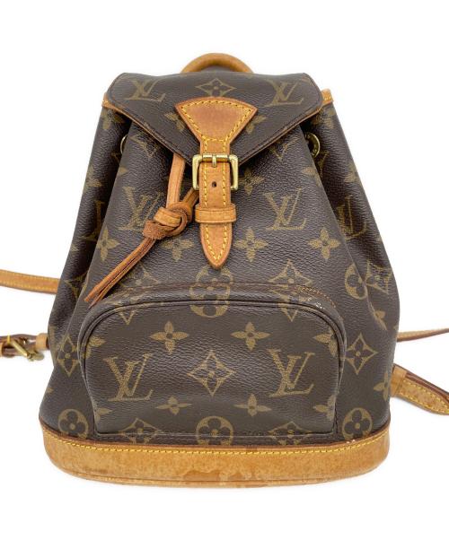 LOUIS VUITTON（ルイ ヴィトン）LOUIS VUITTON (ルイ ヴィトン) ミニモンスリ　リュック ブラウンの古着・服飾アイテム