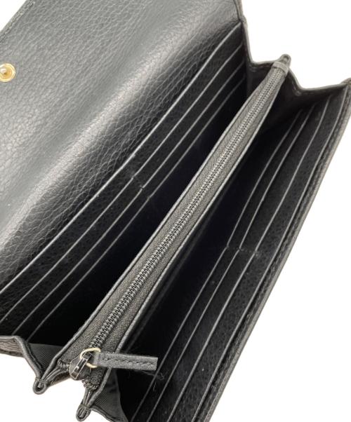 GUCCI（グッチ）GUCCI (グッチ) 長財布 ブラックの古着・服飾アイテム