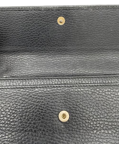 GUCCI（グッチ）GUCCI (グッチ) 長財布 ブラックの古着・服飾アイテム