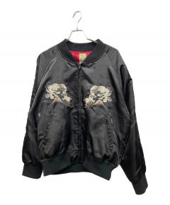 中古・古着通販】elf (エルフ) バイクジャケット ブラック サイズ:LL