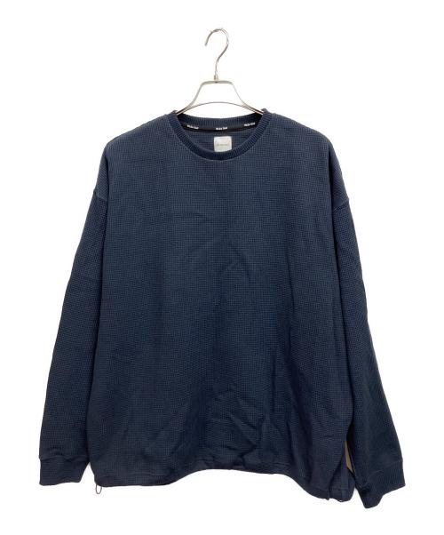 WIDE DAD（ワイド ダット）wide dad (ワイド ダット) サーマルカットソー ネイビー サイズ:1の古着・服飾アイテム