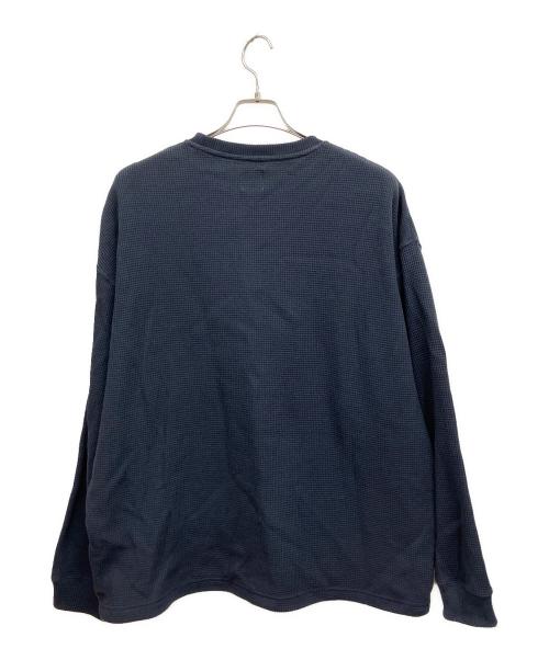 WIDE DAD（ワイド ダット）wide dad (ワイド ダット) サーマルカットソー ネイビー サイズ:1の古着・服飾アイテム