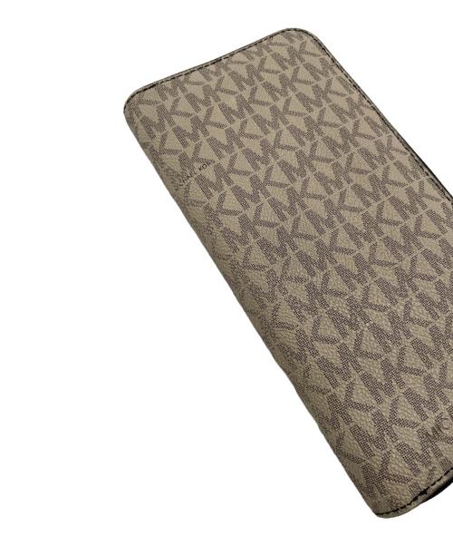 MICHAEL KORS（マイケル・コース）MICHAEL KORS (マイケル・コース) 長財布 ベージュの古着・服飾アイテム