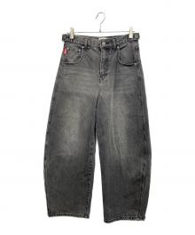 9090（ナインティナインティ）の古着「Logo Buggy Ballon Denim Pants」