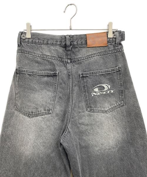 9090（ナインティナインティ）9090 (9090) Logo Buggy Ballon Denim Pants サイズ:Sの古着・服飾アイテム