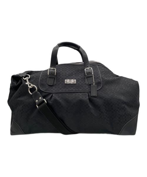 COACH（コーチ）COACH (コーチ) ボストンバッグ ブラックの古着・服飾アイテム