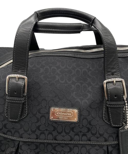 COACH（コーチ）COACH (コーチ) ボストンバッグ ブラックの古着・服飾アイテム