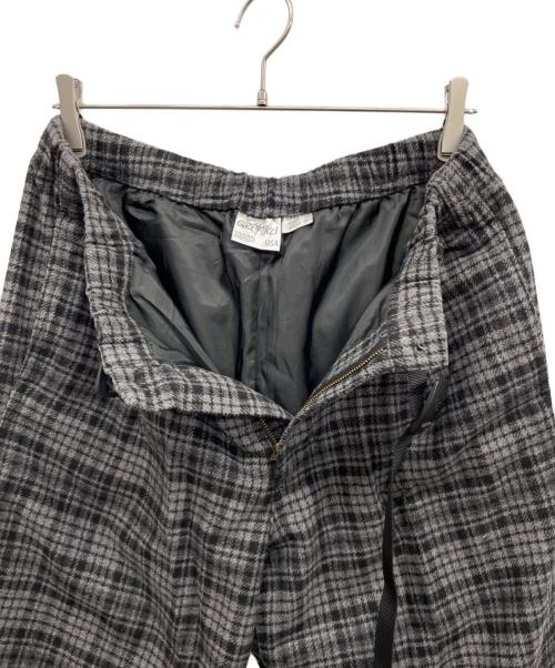 GRAMICCI（グラミチ）GRAMICCI (グラミチ) ウールブレンドタックテーパードパンツ グレー サイズ:ASIA　Lの古着・服飾アイテム
