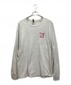 GILDANギルダン）の古着「長袖カットソー」｜グレー