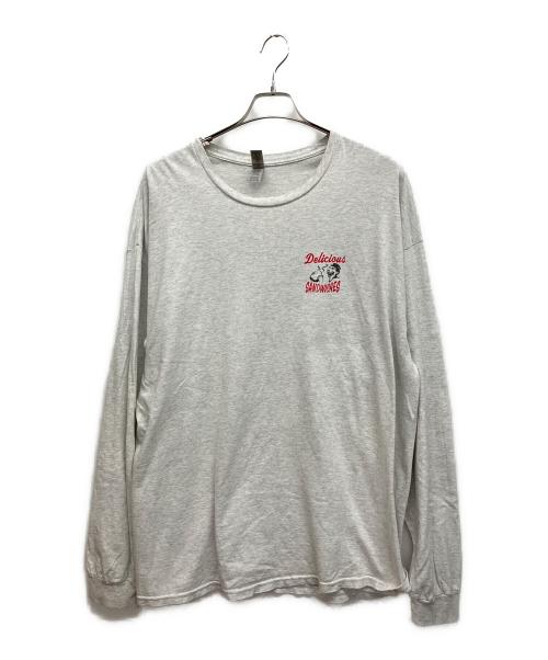 GILDAN（ギルダン）GILDAN (ギルダン) 長袖カットソー グレー サイズ:2XLの古着・服飾アイテム