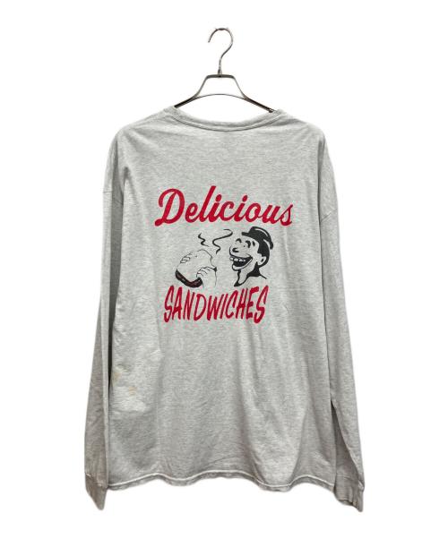 GILDAN（ギルダン）GILDAN (ギルダン) 長袖カットソー グレー サイズ:2XLの古着・服飾アイテム