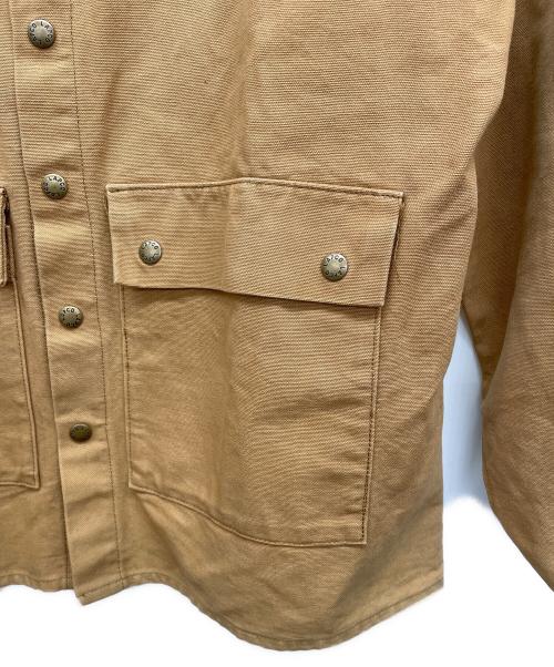 LAPCO（ラプコ）LAPCO (ラプコ) ダックカバーオール ブラウン サイズ:LARGEの古着・服飾アイテム