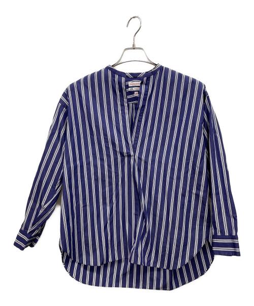 THOMAS MASON（トーマスメイソン）THOMAS MASON (トーマスメイソン) 長袖ブラウス ネイビー サイズ:38の古着・服飾アイテム