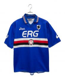 asics（アシックス）の古着「サッカーユニフォーム」｜ネイビー