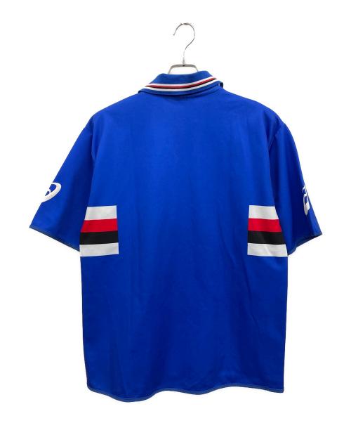 asics（アシックス）asics (アシックス) サッカーユニフォーム ネイビー サイズ:Mの古着・服飾アイテム