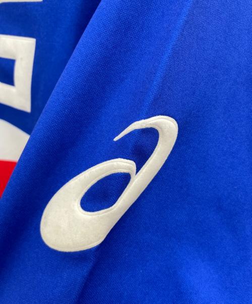 asics（アシックス）asics (アシックス) サッカーユニフォーム ネイビー サイズ:Mの古着・服飾アイテム