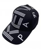 KENZOケンゾー）の古着「キャップ」｜ブラック