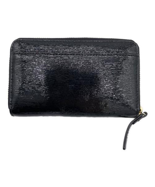Kate Spade（ケイトスペード）Kate Spade (ケイトスペード) ラウンドファスナー財布 ブラックの古着・服飾アイテム