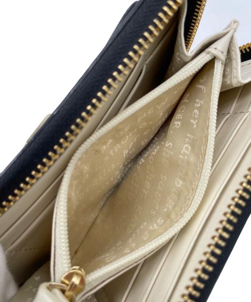 Kate Spade（ケイトスペード）Kate Spade (ケイトスペード) ラウンドファスナー財布 ブラックの古着・服飾アイテム