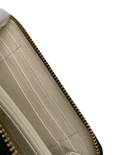 Kate Spade（ケイトスペード）Kate Spade (ケイトスペード) ラウンドファスナー財布 ブラックの古着・服飾アイテム