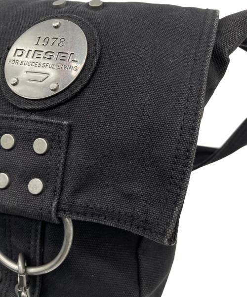 DIESEL（ディーゼル）DIESEL (ディーゼル) ショルダーバッグ ブラックの古着・服飾アイテム