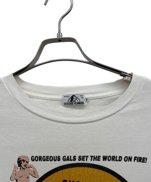 Hysteric Glamour（ヒステリックグラマー）Hysteric Glamour (ヒステリックグラマー) 半袖カットソー ホワイト サイズ:Sの古着・服飾アイテム