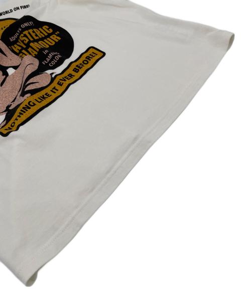 Hysteric Glamour（ヒステリックグラマー）Hysteric Glamour (ヒステリックグラマー) 半袖カットソー ホワイト サイズ:Sの古着・服飾アイテム