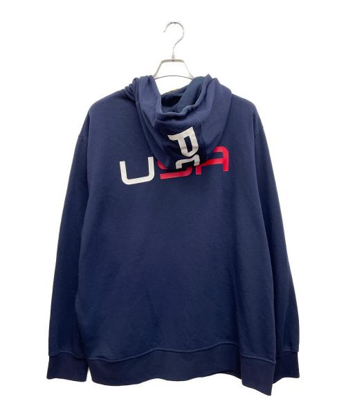POLO RALPH LAUREN（ポロ・ラルフローレン）POLO RALPH LAUREN (ポロ・ラルフローレン) プルオーバーパーカー ネイビー サイズ:XXLの古着・服飾アイテム