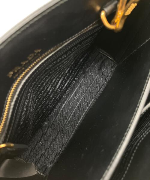 PRADA（プラダ）PRADA (プラダ) 2WAYショルダーバッグ ブラック×ブルーの古着・服飾アイテム