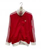 adidasアディダス）の古着「トラックジャケット」｜レッド