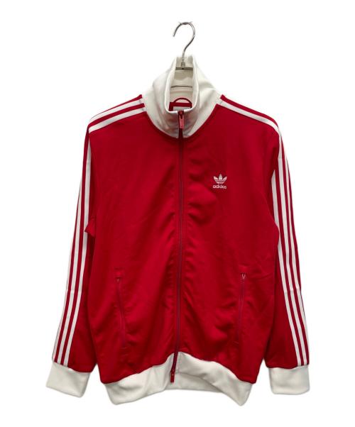 adidas（アディダス）adidas (アディダス) トラックジャケット レッド サイズ:Lの古着・服飾アイテム
