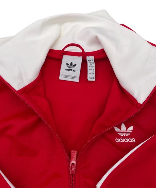 adidas（アディダス）adidas (アディダス) トラックジャケット レッド サイズ:Lの古着・服飾アイテム