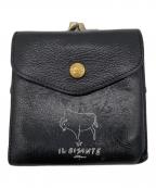 IL BISONTEイル ビゾンテ）の古着「がま口財布」｜ブラック