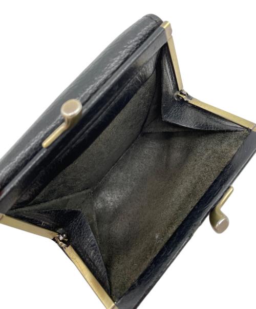 IL BISONTE（イル ビゾンテ）IL BISONTE (イル ビゾンテ) がま口財布 ブラックの古着・服飾アイテム