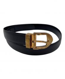 LOUIS VUITTON（ルイ ヴィトン）の古着「サンチュール・クラシック　ベルト」｜ブラック