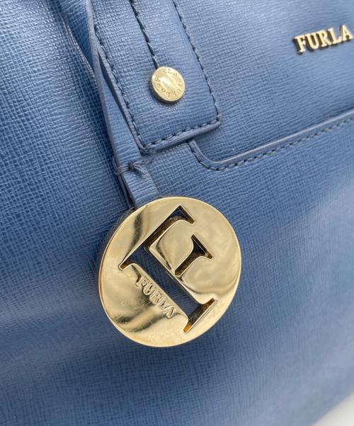 FURLA（フルラ）FURLA (フルラ) 2WAYバッグ ネイビーの古着・服飾アイテム