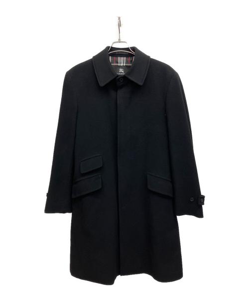 BURBERRY BLACK LABEL（バーバリーブラックレーベル）BURBERRY BLACK LABEL (バーバリーブラックレーベル) ウールコート ブラック サイズ:Lの古着・服飾アイテム