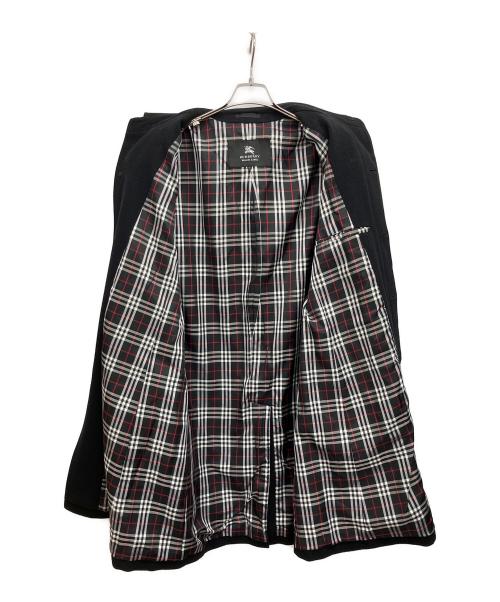 BURBERRY BLACK LABEL（バーバリーブラックレーベル）BURBERRY BLACK LABEL (バーバリーブラックレーベル) ウールコート ブラック サイズ:Lの古着・服飾アイテム