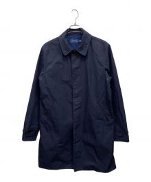 POLO RALPH LAUREN（ポロ・ラルフローレン）の古着「ステンカラーコート」｜ネイビー