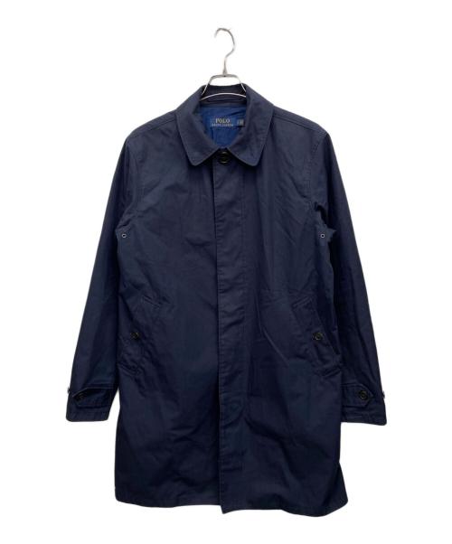 POLO RALPH LAUREN（ポロ・ラルフローレン）POLO RALPH LAUREN (ポロ・ラルフローレン) ステンカラーコート ネイビー サイズ:Sの古着・服飾アイテム