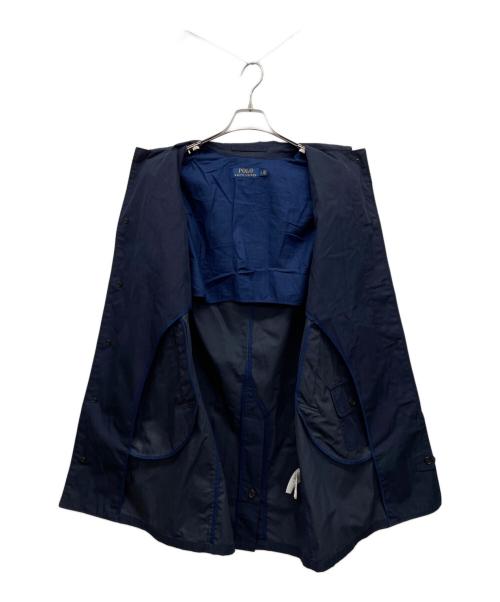 POLO RALPH LAUREN（ポロ・ラルフローレン）POLO RALPH LAUREN (ポロ・ラルフローレン) ステンカラーコート ネイビー サイズ:Sの古着・服飾アイテム