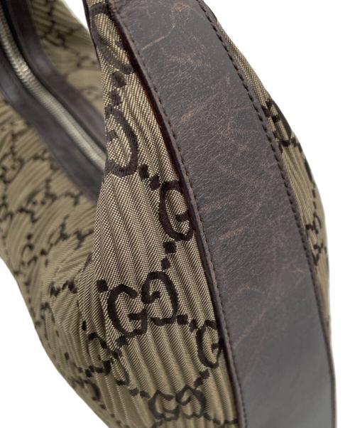 GUCCI（グッチ）GUCCI (グッチ) ハンドバッグ ブラウンの古着・服飾アイテム