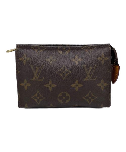 LOUIS VUITTON（ルイ ヴィトン）LOUIS VUITTON (ルイ ヴィトン) ポシェットトワレット15　コスメポーチ　モノグラム ブラウンの古着・服飾アイテム