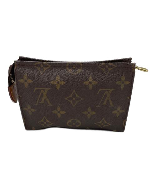 LOUIS VUITTON（ルイ ヴィトン）LOUIS VUITTON (ルイ ヴィトン) ポシェットトワレット15　コスメポーチ　モノグラム ブラウンの古着・服飾アイテム
