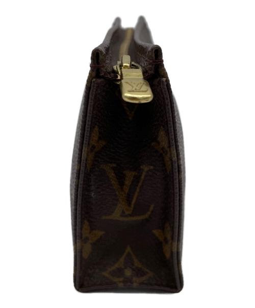 LOUIS VUITTON（ルイ ヴィトン）LOUIS VUITTON (ルイ ヴィトン) ポシェットトワレット15　コスメポーチ　モノグラム ブラウンの古着・服飾アイテム
