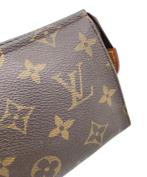 LOUIS VUITTON（ルイ ヴィトン）LOUIS VUITTON (ルイ ヴィトン) ポシェットトワレット15　コスメポーチ　モノグラム ブラウンの古着・服飾アイテム