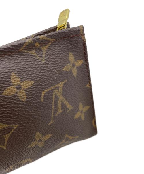 LOUIS VUITTON（ルイ ヴィトン）LOUIS VUITTON (ルイ ヴィトン) ポシェットトワレット15　コスメポーチ　モノグラム ブラウンの古着・服飾アイテム