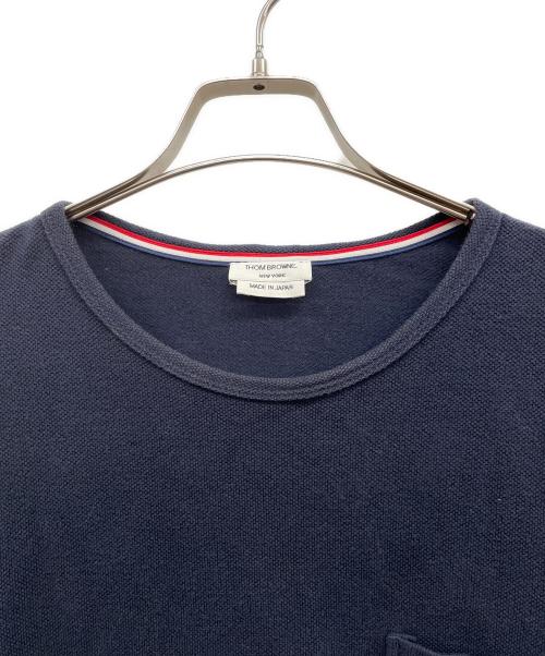 Thom Browne（トムブラウン）Thom Browne (トムブラウン) 長袖カットソー ネイビーの古着・服飾アイテム