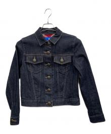 BLUE LABEL CRESTBRIDGE（ブルーレーベルクレストブリッジ）の古着「デニムジャケット」｜ブラック