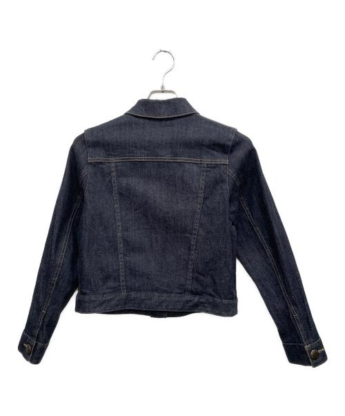 BLUE LABEL CRESTBRIDGE（ブルーレーベルクレストブリッジ）BLUE LABEL CRESTBRIDGE (ブルーレーベルクレストブリッジ) デニムジャケット ブラック サイズ:38の古着・服飾アイテム